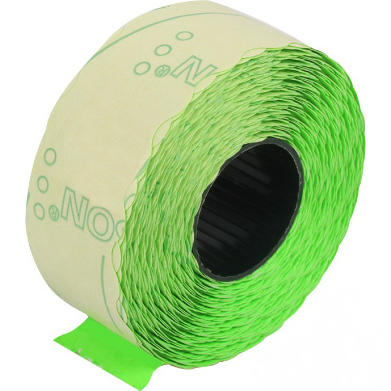 Етикетки-цінники 22х12 мм зелені, 1000 шт, ТМ Economix