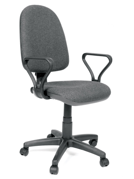 Крісло поворотне «Престиж» сіре, Новий Стиль