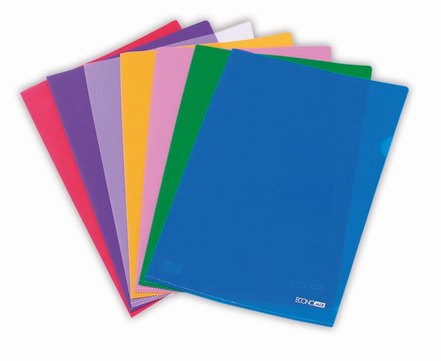 Папка-куточок А4 щільна, в асортименті, ТМ Economix