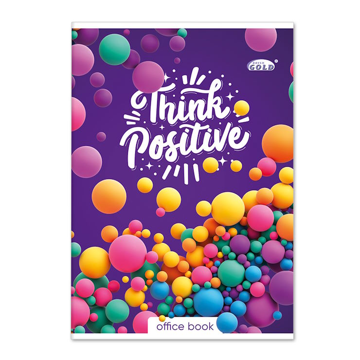 Канцелярська книга на 48 аркушів у клітинку на скобі з картонною обкладинкою, ТМ Brisk