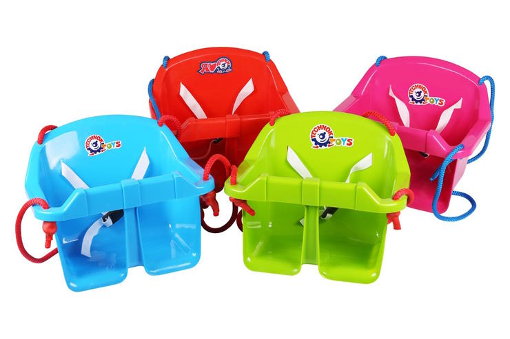 Гойдалка підвісна «Малюк» 36х31х25 см пластикова до 20 кг, в асортименті, ТМ Технок