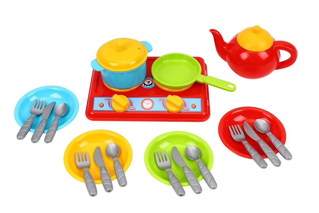 Набір «Кухня Галинка 7» на 22 предмети, у сітці 22х1610 см, ТМ Технок