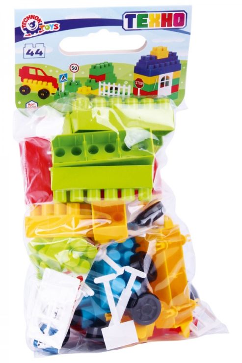 Конструктор «Дитячий» на 40 деталей, у пакеті 39х39х33 см,, ТМ Технок