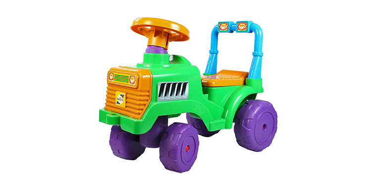 Машина для катання «Бебі Трактор» 61х31х45 см зелена з максимальним навантаженням до 30 кг, ТМ Оріон