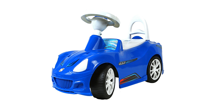 Машина для катання «Спорткар» синя 67х27х38 см, ТМ Оріон