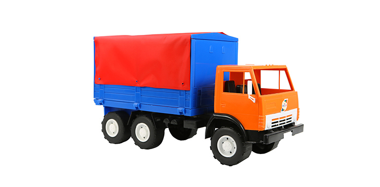 Машина вантажна «Х2» з кольоровим тентом, 45х19х25,5 см, ТМ Оріон