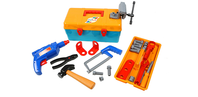 Набір «Маленький механік» у ящику 32х18х14,5 см, ТМ Оріон