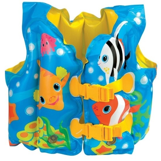 Жилет «Рибка» 41x30 см надувний на 3-5 років, ТМ Intex