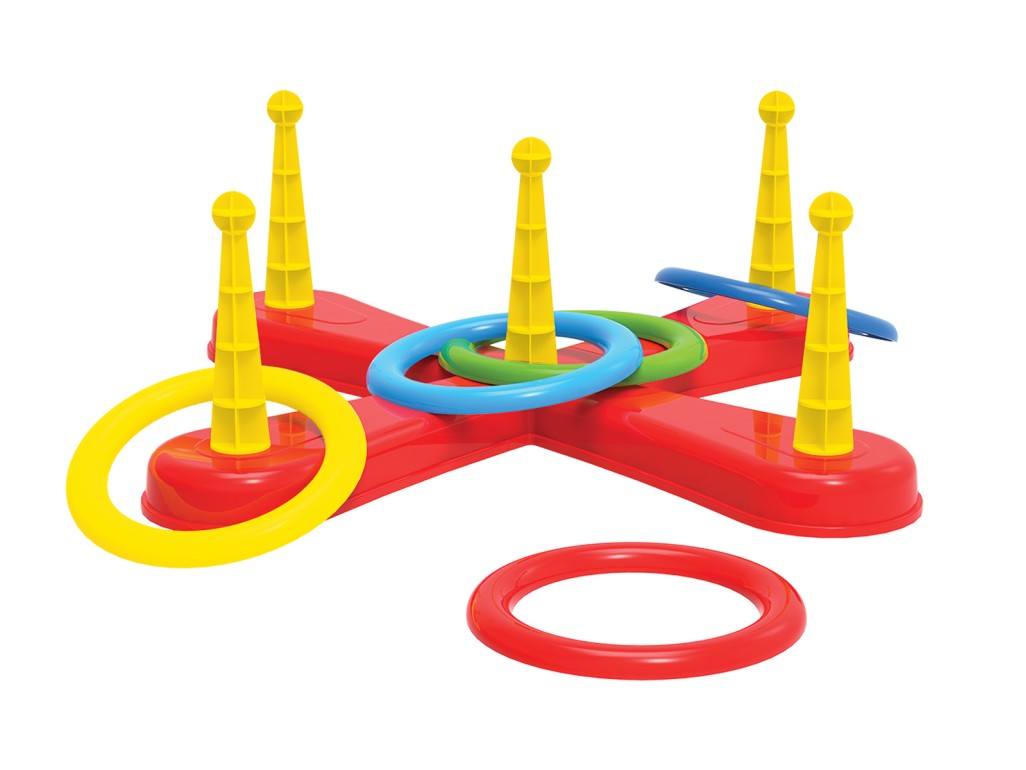 Кільцеброс на 4 кільця з 6 предметів у сітці 48х7х14 см, ТМ Технок