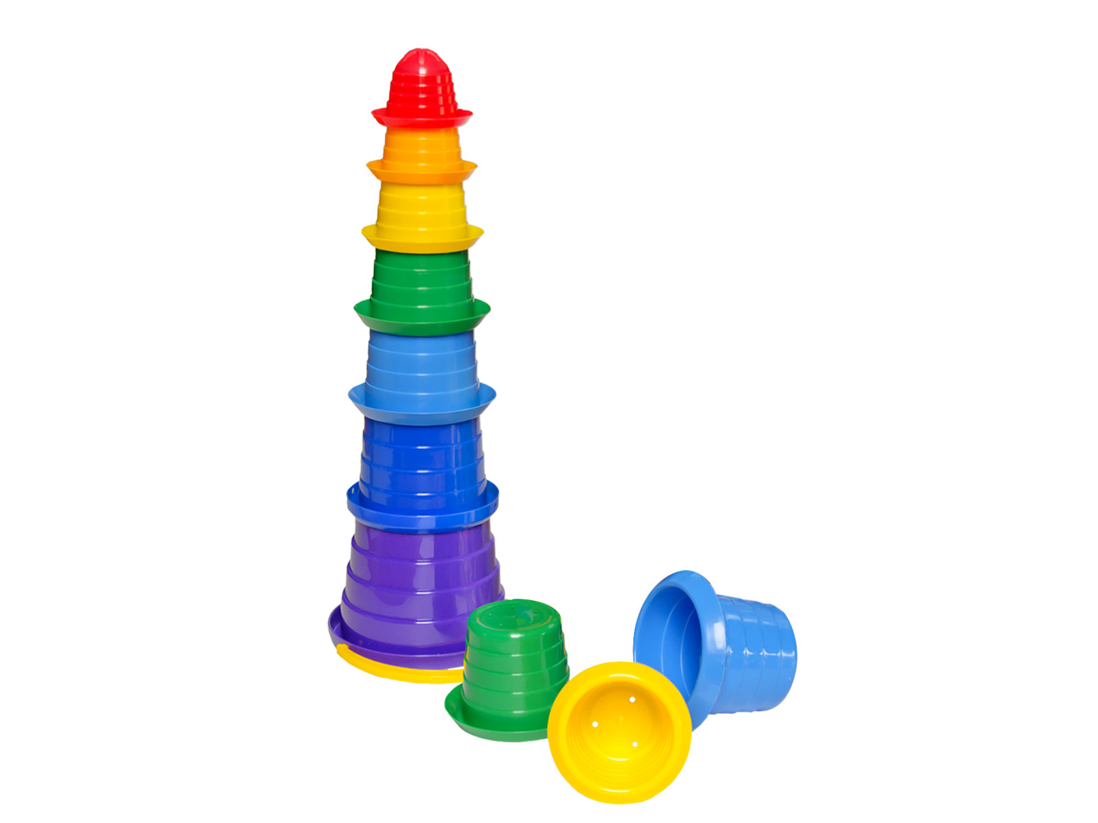 Пірамідка «Сомбреро 2» з 6 відерець у пакеті 35х12,5х11,5 см, ТМ Технок