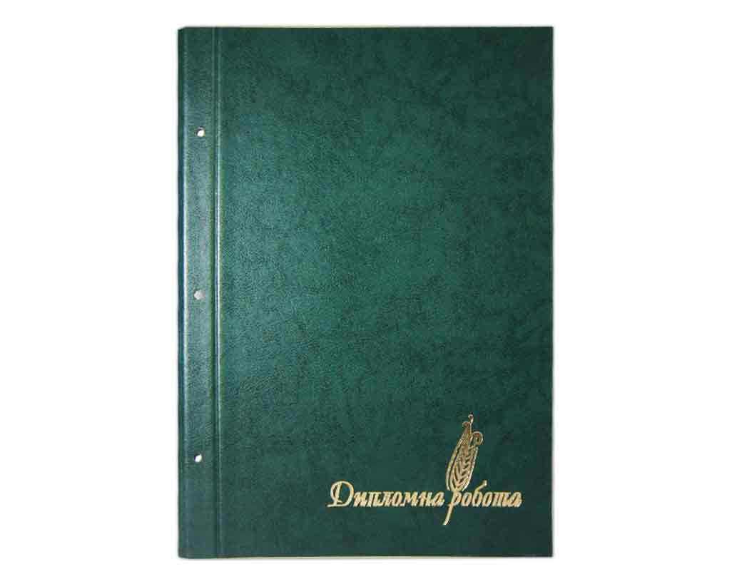 Папка «Дипломна робота» зелена, ТМ Brisk