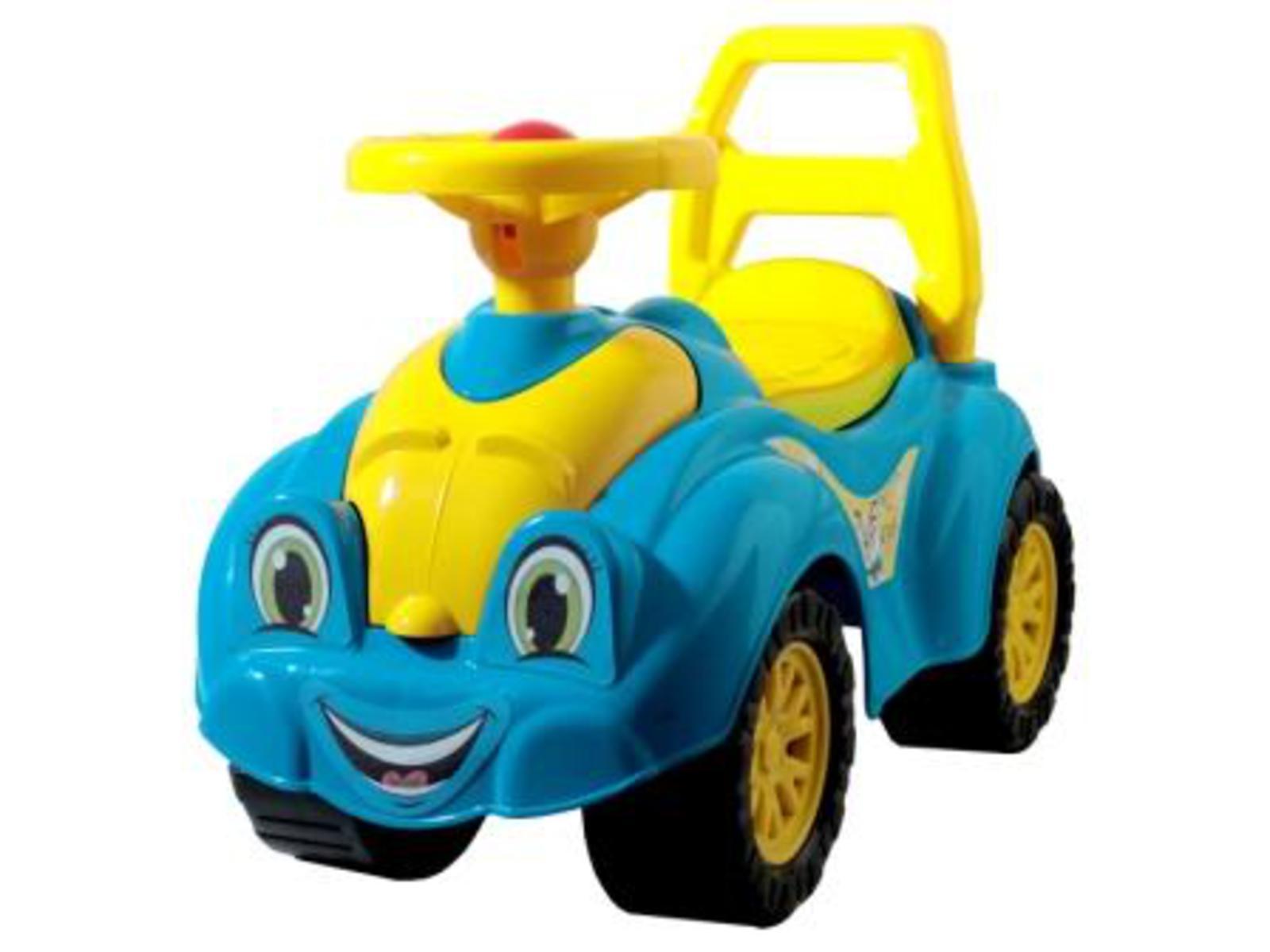 Машина для катання 65х44х31 см блакитна з максимальним навантаженням до 20 см, ТМ Технок