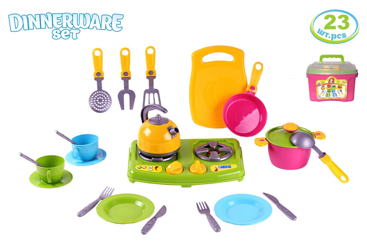 Набір «Кухня 8» з 23 предметів, у боксі 26х19х18 см, ТМ Технок