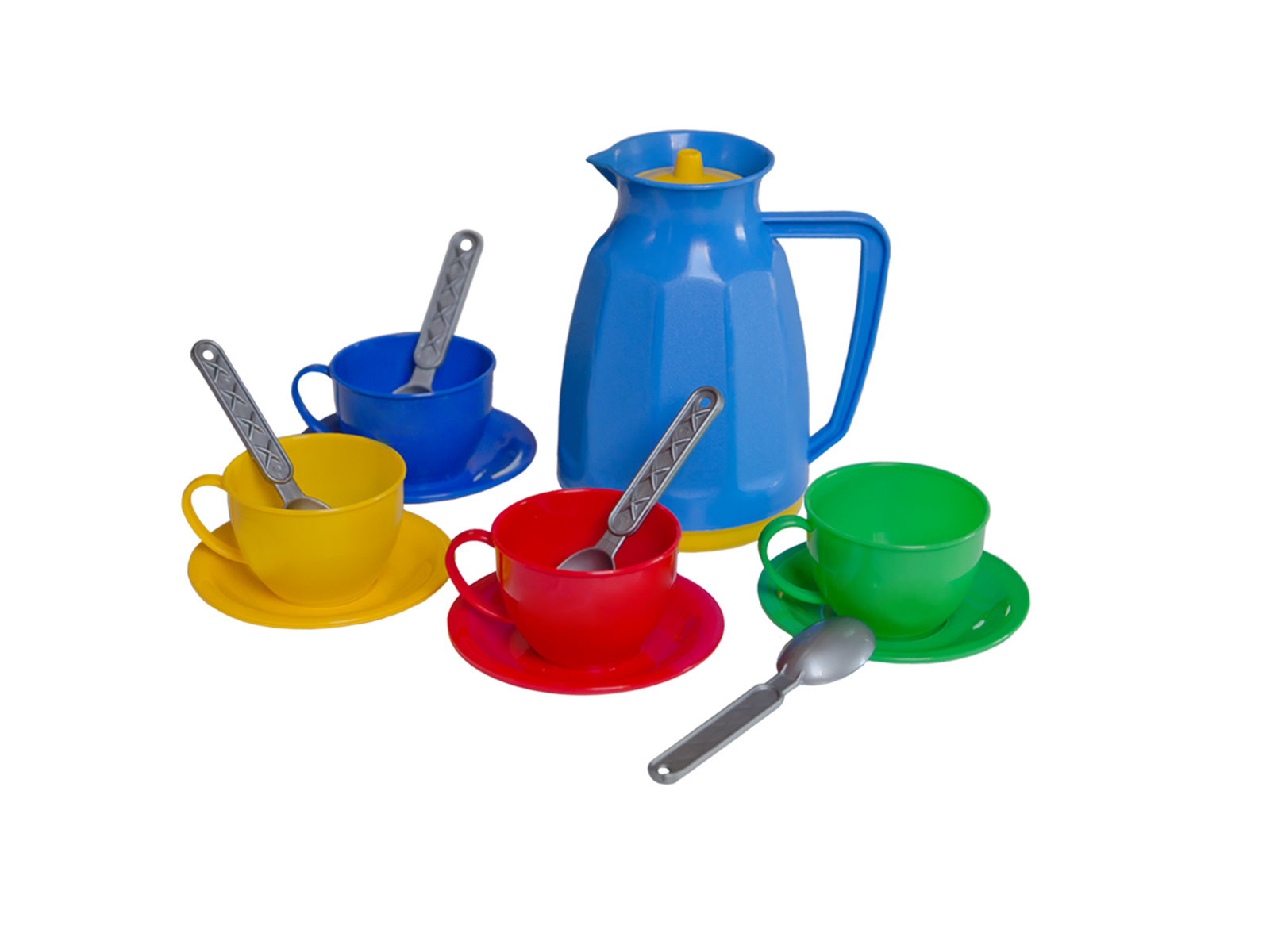 Набір посуду «Маринка 8» з 13 предметів у сітці 24х11х10 см, ТМ Технок