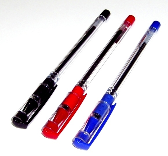 Ручка «Finegrip» кулькова червона, ТМ Cello