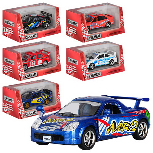 Машина «Street Fighter» 12 см 1:36 металева інерційна, в асортименті, у коробці 16х8х7,5 см, KINSMART