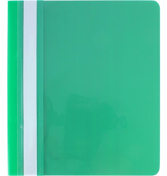 Папка-швидкозшивач А5 з прозорим верхом без перфорації зелена, ТМ Economix