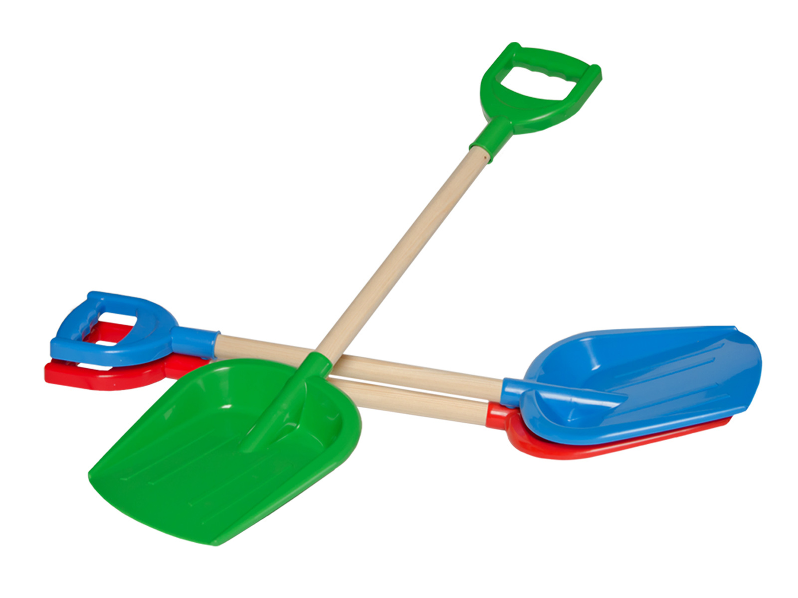 Лопатка маленька з дерев'яною ручкою, в асортименті, 65х19х8 см, ТМ Технок