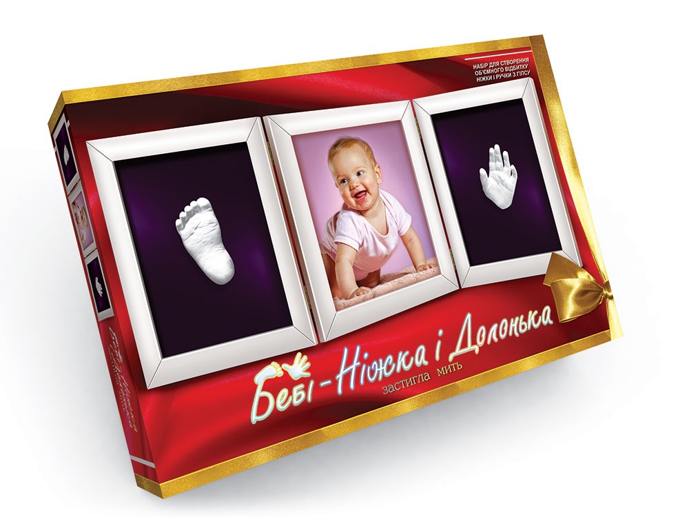Набір для творчості «Бебі Ніжка і Долонька» ТМ Данко Тойс
