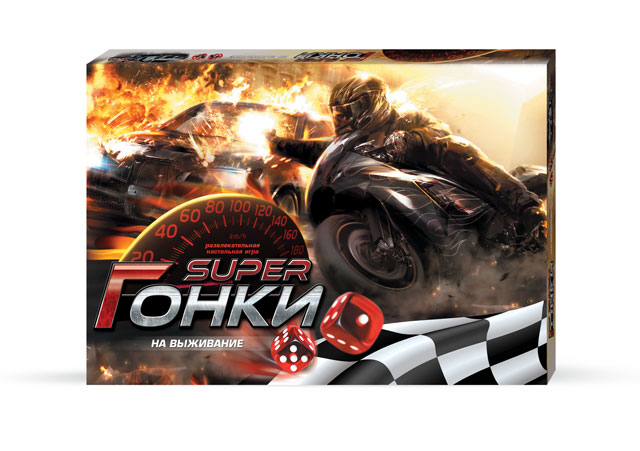 Гра настільна «Гонки на виживання» у коробці 36х25х2 см, ТМ Данко Тойс