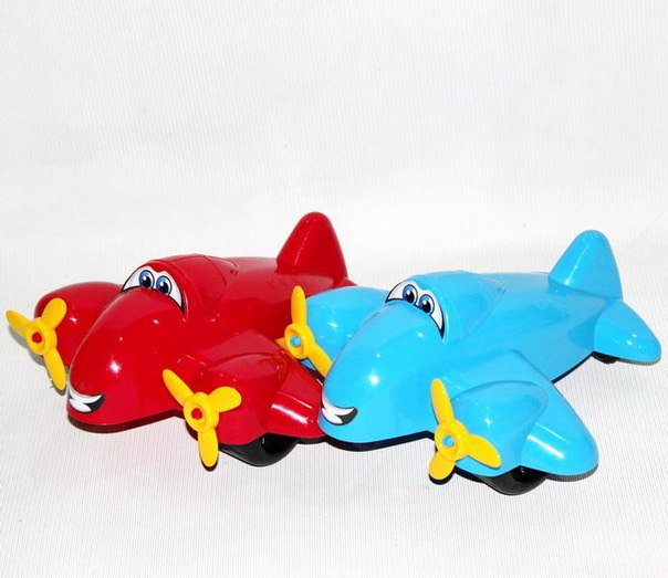 Літак «Максик» інерційний, в асортимент, 20х20х10 см, ТМ Технок