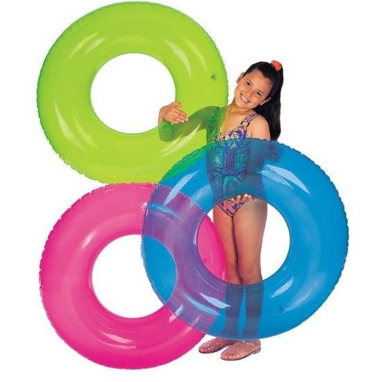 Коло надувне «Неон» 76 см з максимальним навантаженням до 40 кг, від 8 років, в асортименті, у коробці 24х2х15,5 см, ТМ Intex