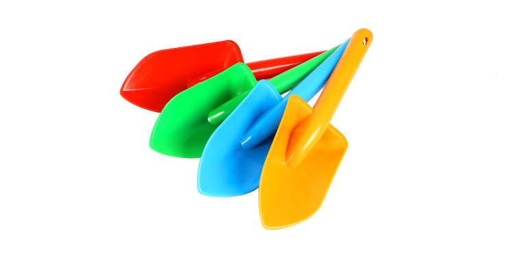 Лопатка «Велика №2» в асортименті, довжина лопатки з ручкою 28 см. ТМ Оріон