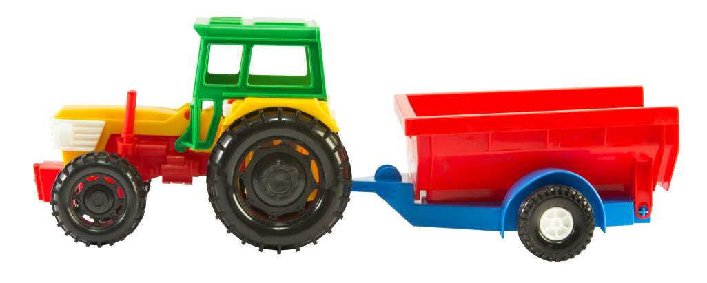 Трактор «WADER» з причепом 38,5х15х12,5 см, ТМ Тигрес