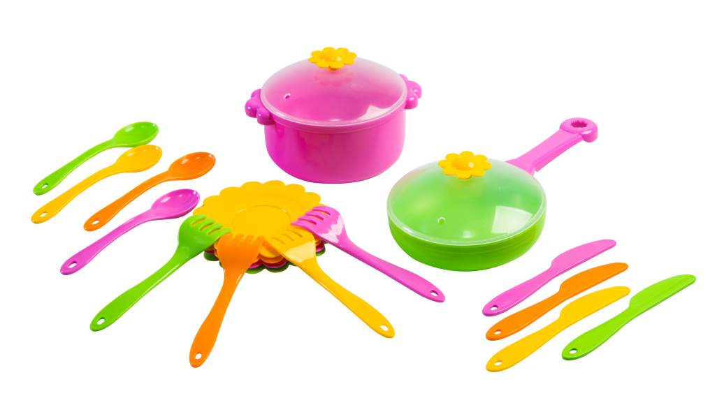 Набір посуду «Ромашка» з 20 предметів, ТМ Тигрес