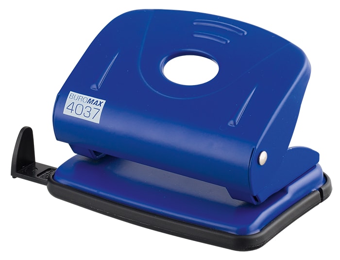 Діркопробивач до 20 аркушів металевий синій, ТМ Buromax