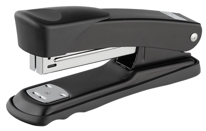 Степлер металевий до 25 аркушів під скобу №24, 26, чорний, ТМ Buromax