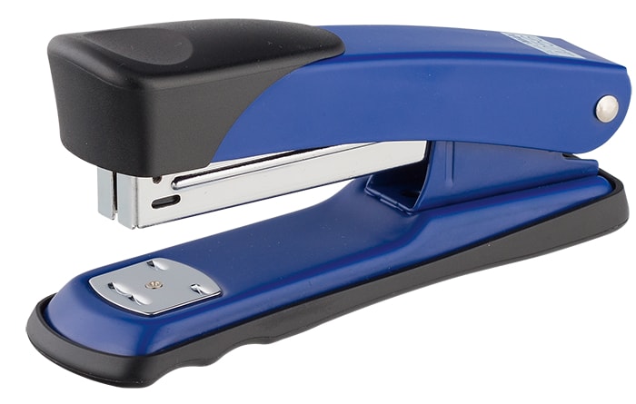 Степлер металевий до 25 аркушів під скобу № 24,26 синій, ТМ Buromax