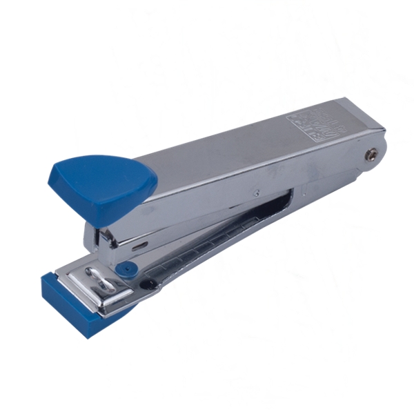 Степлер до 12 аркушів металевий синій під скобу № 10, ТМ JOBMAX