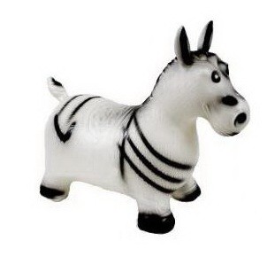 Стрибун гумовий «Зебра» вагою 1200 г, 60х30 см