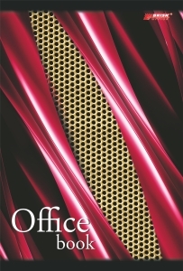 Канцелярська книга на 48 аркушів у лінію на скобі з картонною обкладинкою, ТМ Brisk