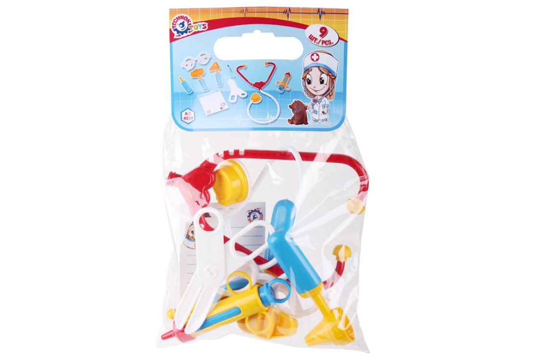 Набір «Маленький лікар» з 8 предметів, у пакеті 34х17х5 см, ТМ Технок