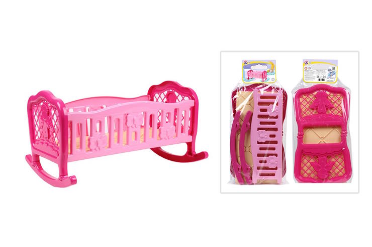Колиска для ляльок, в асортименті, у пакеті 58х5х25,5 см, ТМ Технок