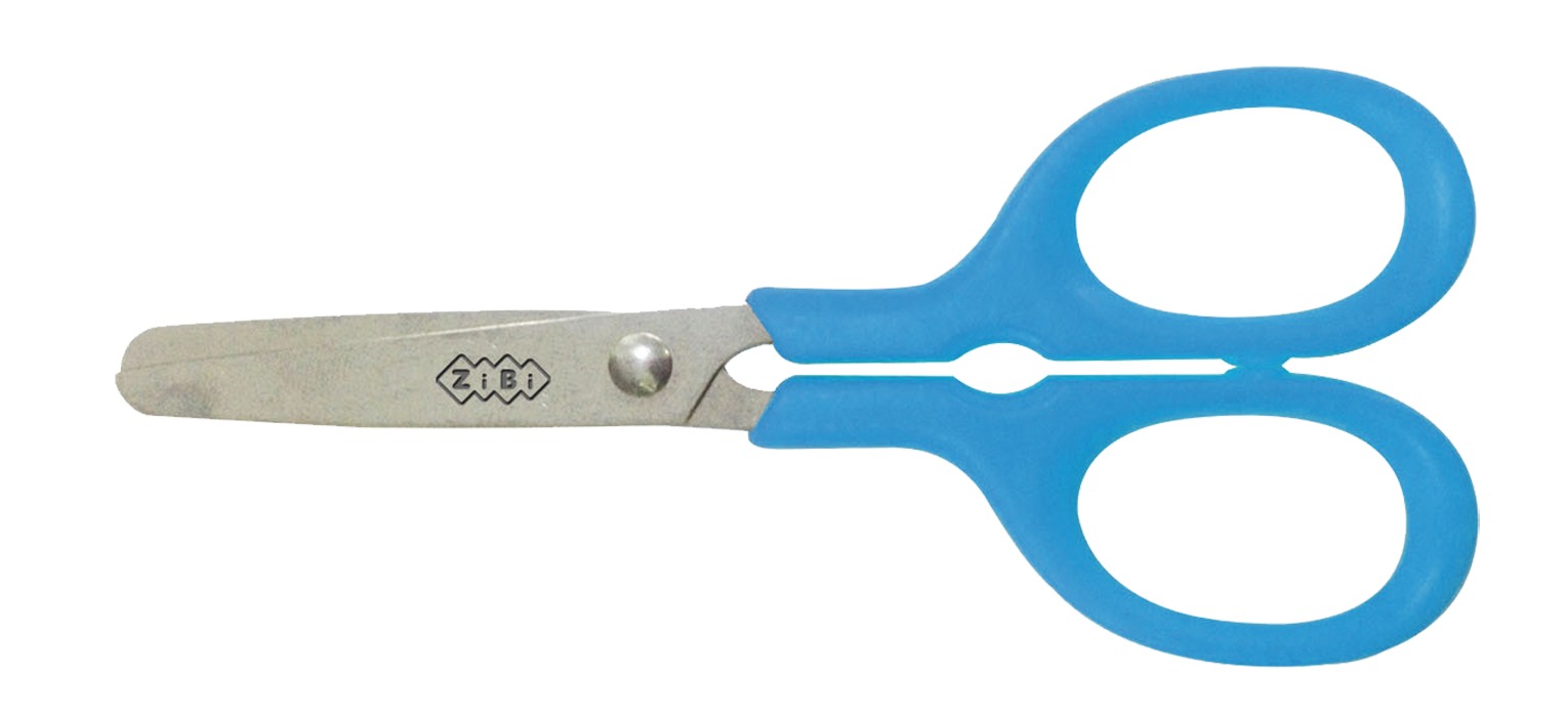 Ножиці дитячі 12 см з пластиковими ручками, в асортименті, TM ZiBi