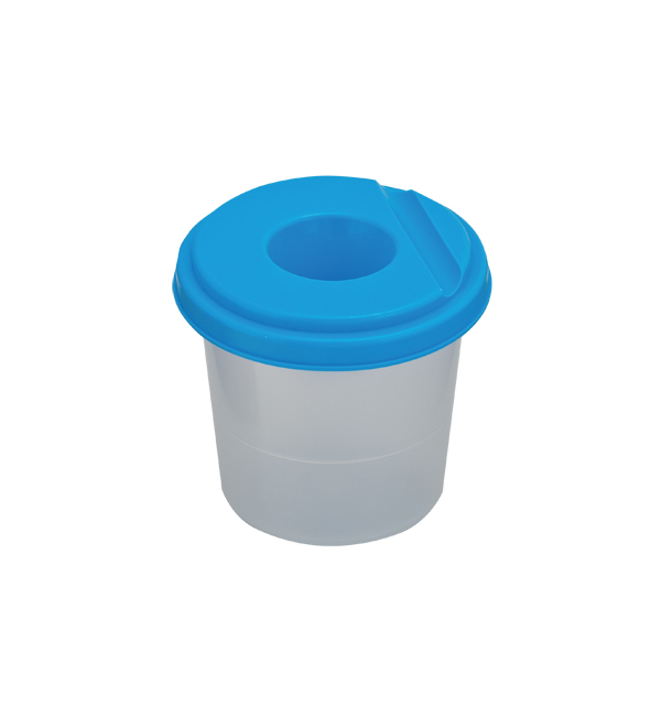 Склянка-непроливайка одинарна синя, ТМ Zibi