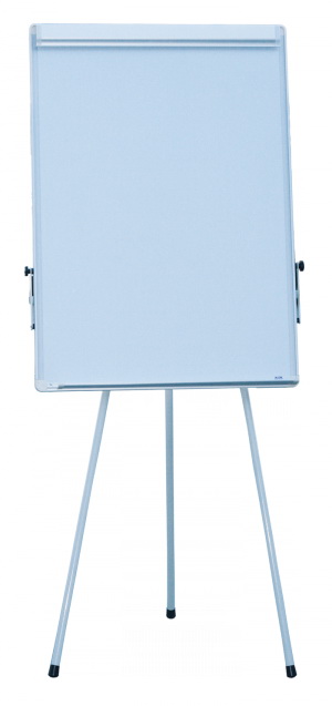Фліпчарт магнітно-маркерний 70х100 см з алюмінієвою рамою на 3-х ніжках, JOBMAX