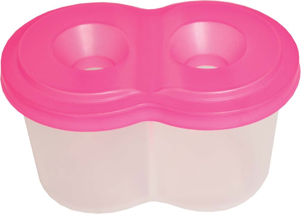 Склянка-непроливайка подвійна, в асортименті