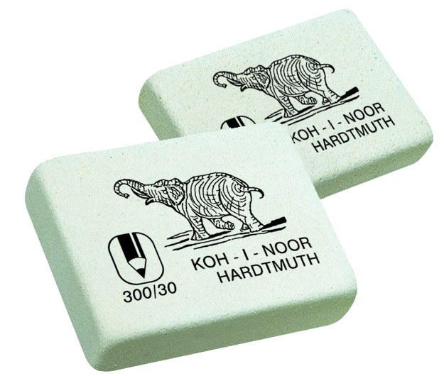 Гумка прямокутна «Слон» м'яка, Koh-i-Noor
