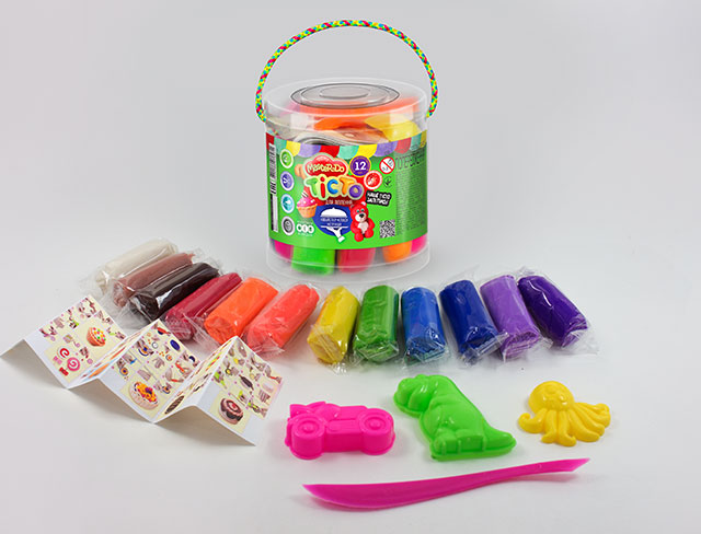 Набір тіста для ліплення «Master Do» на 12 кольорів + 1 колір, у тубі 9х9 см, ТМ Данок Тойс