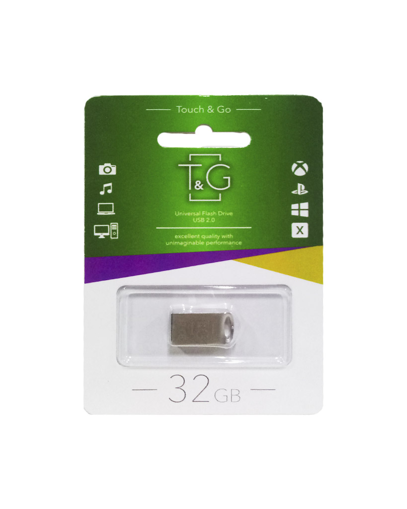 Флеш-карта «T&G» 32 GB металева