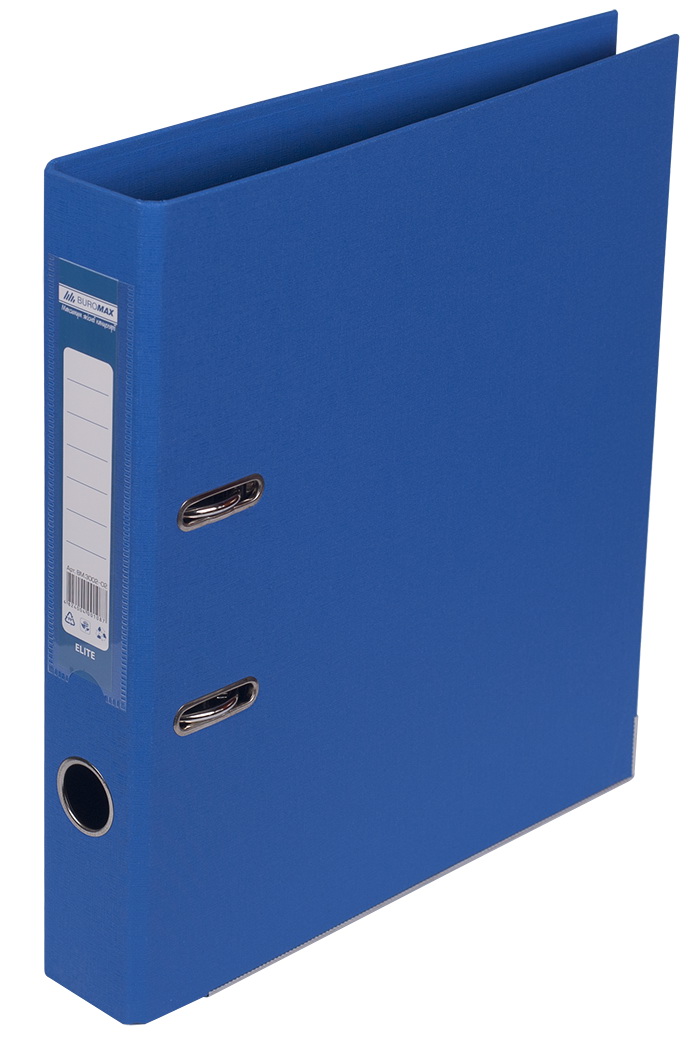 Папка-реєстратор «ELITE» А4 двостороння збірна 50 мм PP, синя, ТМ JOBMAX