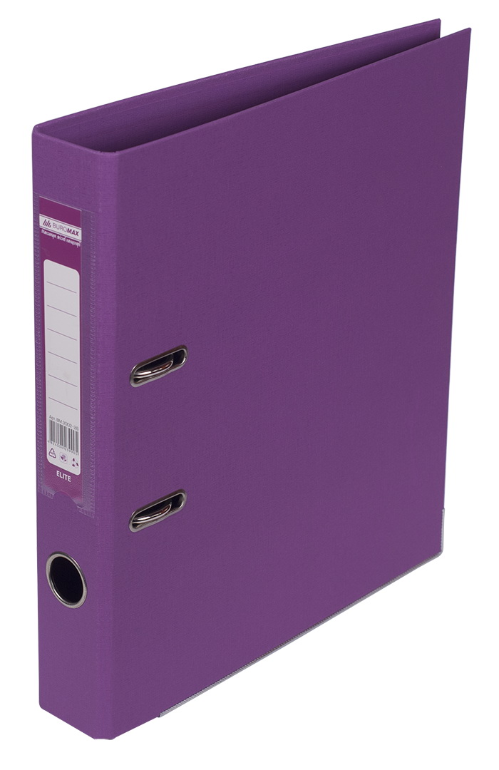 Папка-реєстратор «ELITE» А4 двостороння збірна 50 мм PP бузкова, ТМ Buromax