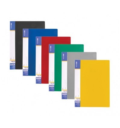 Папка пластикова А4 з 10 файлами, в асортименті, ТМ Economix