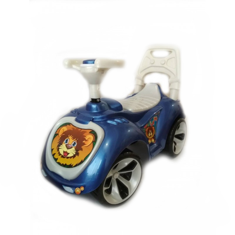 Машина для катання «Лапка» 61х41х31 см синя з максимальним навантаженням до 30 кг, ТМ Оріон