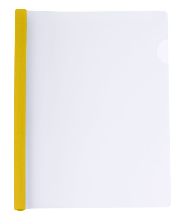 Папка з планкою-затиском на 2-65 аркушів А4 10 мм жовта, ТМ Economix