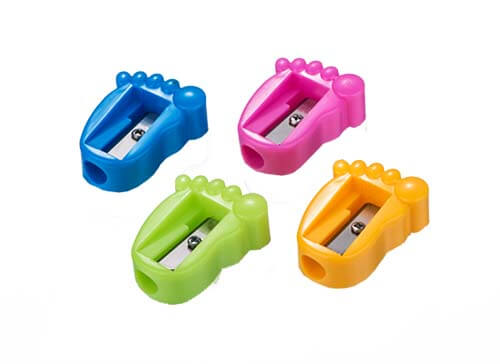 Точилка «Ніжка» одинарна без контейнера, в асортименті, TM ZiBi